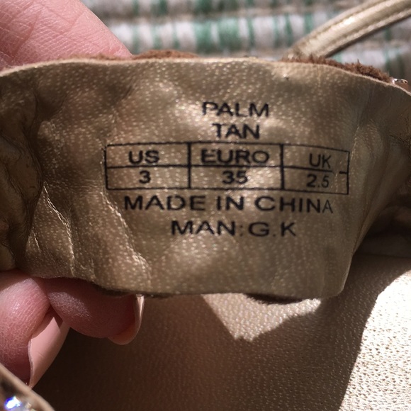 Stuart Weiztman Kids Palm Tan Espadrilles - Picture 2 of 6